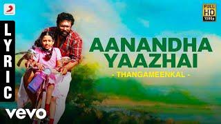 Thangameenkal - Aanandha Yaazhai Lyric | Ram | Yuvanshankar Raja