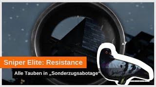 Sniper Elite Resistance: Alle PAPPTAUBEN in Sonderzugsabotage