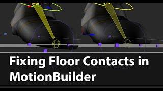 Fixing Floor Contacts with Motion Builder