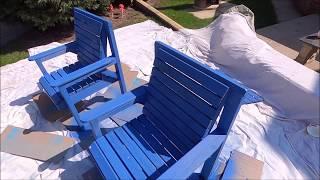 Spraying exterior furniture using my wagner xvlp 5000