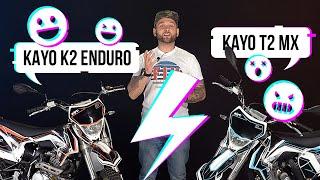 Kayo K2 Enduro и Kayo T2 MX / Эндуро / Сравнение мотоциклов