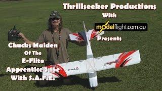 E-Flite Apprentice S 15e So You Want To Learn To Fly? The Maiden