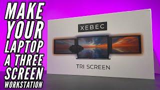 A Great YouTuber Christmas Gift Xebec Tri Screen Portable Laptop Workstation TodayIFeelLike