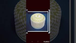 #shorts#newjamiaa pattern....Dawoodi bohra topi design