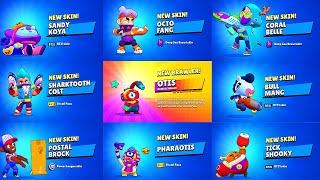 UNLOCKING ALL NEW SKINS in Brawl Stars #deepseabrawl