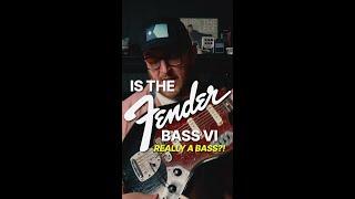 Is the Fender Bass VI really a bass?!  #scottsbasslessons #sbl #basslesson