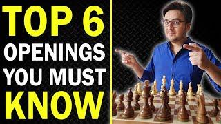 6 Best Chess Openings for Beginners | Top Moves, Plans, Strategy, Gambits, Tactics, Traps & Ideas