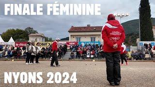 FINALE FÉMININE NATIONAL DE NYONS 2024 #petanque