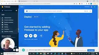Deploy a web app on Google Firebase