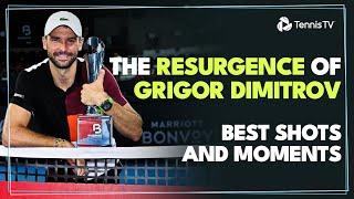 The Resurgence Of Grigor Dimitrov: Best Shots & Moments Since Beijing 2023