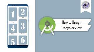 How to Design RecyclerView in Android Studio | DesignRecyclerView | Android Coding