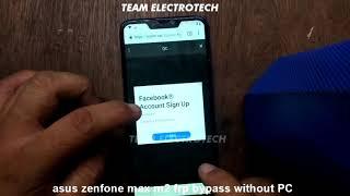 asus zenfone max m2 frp bypass without PC