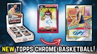 NEW and IMPROVED? 2024-25 Topps Chrome Basketball Hobby Box Review!