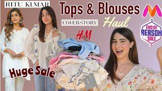 Tops & Blouses on Myntra Sale| H&M Ritu Kumar Coverstory #eors