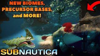 This MOD Adds new BIOMES, a PRECURSOR BASE, and MORE to Subnautica!