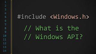 What is the Windows API?  What is Windows.h?