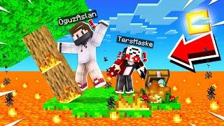 MİNECRAFT'ta ÇEVREMİZ LAV OLUYOR - Minecraft