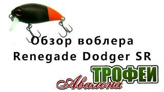 Обзор воблера Renegade Dodger SR - магазин "Трофеи Авалона"