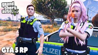 PRAKTIKANTIN bei der POLIZEI in GTA RP! - GTA 5 Roleplay Online - Deutsch