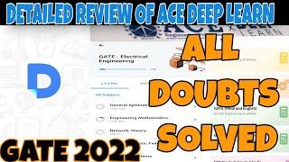 ACE ACADEMY DEEP LEARN REVIEW | EE BRANCH | GATE 2022 | ACE ACADEMY |  GATE ASPIRANT | ELECTRICAL