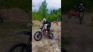 обучаем новичков делать переставки. #тренировки #enduro #мото #эндуро #тренер #motocross