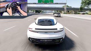 Aston Martin DB11 - Test Drive Unlimited Solar Crown (Steering wheel Gameplay)