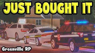 I Just Bought It Man! - Sheriff Patrol [EP. 1] | Roblox Greenville Roleplay