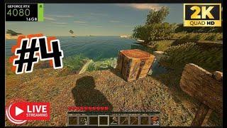 Minecraft live streams .لایواستریم گیم پلی  ماینکرافت پارت چهاروم #ماینکرافت