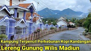 Kampung Terpencil Perkebunan Kopi Kandangan Gunung Wilis Madiun