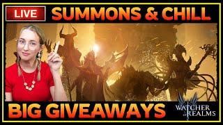  LIVESTREAM: Nacent Summoning, Giveaways and PROMO CODE  Watcher of Realms