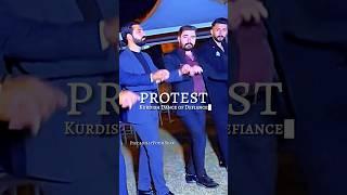 Kurdish dance arrest protest!