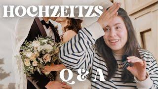 HOCHZEITS Q&A // Budgetplanung, Gäste, Auslands-Hochzeit und mehr!