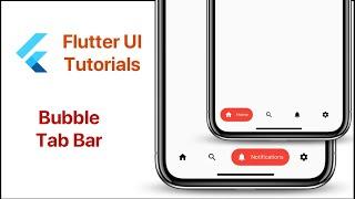 Bubble Tab Bar Using Flutter - Custom Tab Bar Using Flutter - Flutter Tutorials