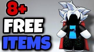 HURRY! GET 8 FREE ROBLOX ITEMS!(2024)