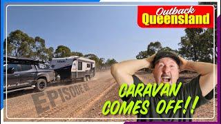 Caravan comes off in outback Queensland | National Park Camping Queensland