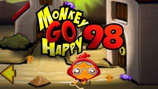 Игра "Счастливая Обезьянка 98" (Monkey GO Happy 98) - прохождение