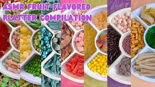 ASMR Fruit Flavored Compilation (no talking) WATERMELON BLUE RASPBERRY LEMON MANGO | Candy Funhouse