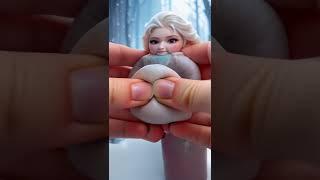 Squashing Elsa Frozen the Ice Guardian #shorts #shortvideo #short #ai #aiart #disney #frozen #elsa