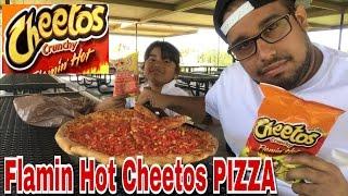 Flamin Hot Cheetos Pizza mukbang/eating show 4 WAY COLLAB !!!! ANNA YEKA TRANG