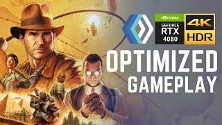 [4K/HDR] Indiana Jones and the Great Circle - 4080 - Max Settings* + Full RT - DLSS Performance + FG