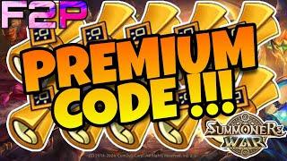 PREMIUM CODE BRO !!! SUMMONERS WAR 2025