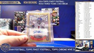 2024 Topps Finest Football Dual Box BOGO Teams Break | Top Shelf Breaks | 3/12/25