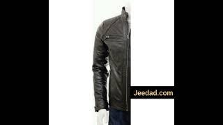 Black Leather Jacket For Mens | Leather Jacket Outfit Ideas | #viralshorts #bomberjackets #fashion
