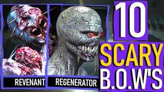 Resident Evil - 10 TERRIFYING / Scary B.O.Ws & Monsters!