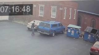 Trespassing thief at 707 Main St. Worcester, Ma. USA