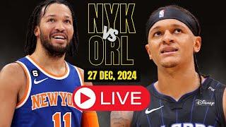 LIVE : New York Knicks vs Orlando Magic l Full Game highlights l DEC 27 2024 | NBA HOOPS