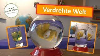 Optische Täuschungen im Wasser - Experimente für Kinder