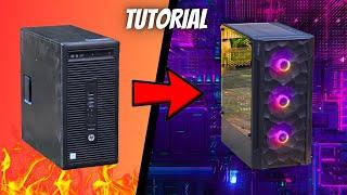 Turning an Office PC into a GAMING PC - How to Build a BUDGET HP ProDesk Gaming Computer GUIDE