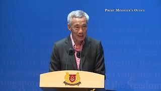 PM Lee Hsien Loong at the book launch of "A History of the People's Action Party"