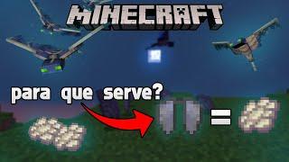 A FUNÇÃO DA MEMBRANA DE FANTASMA (Phantom) NO MINECRAFT!